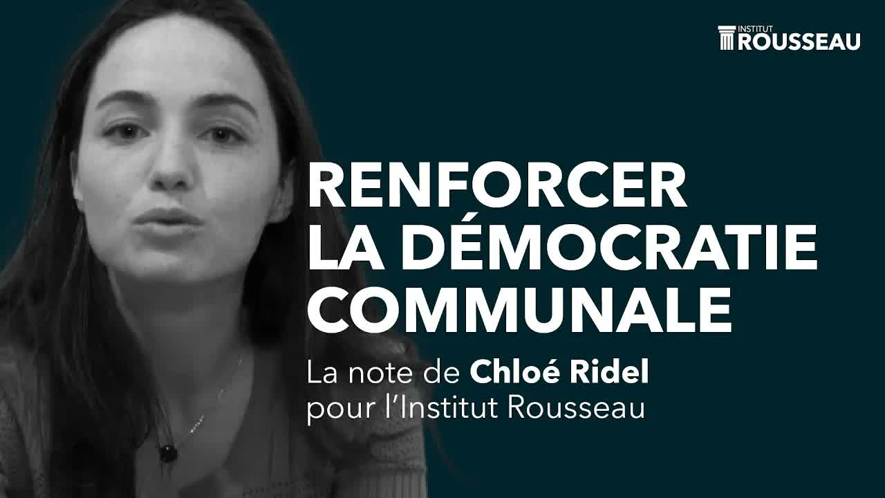 Chloé Ridel : renforcer la démocratie communale